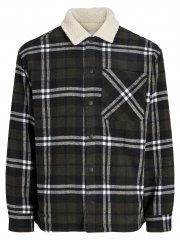 Jack & Jones Zac Teddy Košeľová bunda Zelená