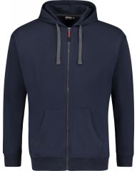 Adamo 159306 Mikina na zips s kapucňou Tmavomodrá