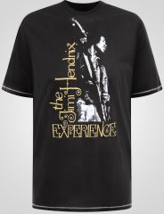 D555 Stokes Official Jimi Hendrix Experience Tričko s Potlačou