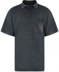 Kam Jeans Polo Charcoal