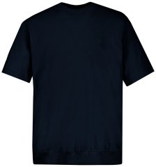 JP1880 712616 Tričko so strihom na bruško Tmavomodrá