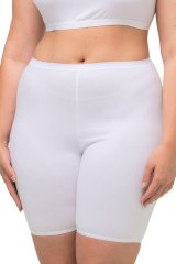 Ulla Popken 716595 Boxerky s ochranou stehien 3 ks Biela