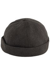 JP1880 798314 Čiapka docker Tmavosivá