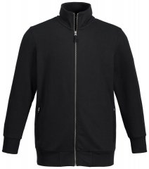 Jay-Pi 804180 Mikina na zips so stojačikom Čierna