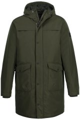 JP1880 808794 Dlhá parka Olivovo zelená
