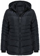 Ulla Popken 820889 Prešívaný kabát Čierna