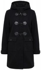 Ulla Popken 829347 Duffle coat Čierna