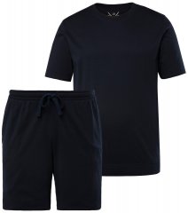 JP1880 829513 Pyžamo krátky model bellyfit Tmavomodrá