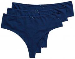 Ulla Popken 838637 Tangá 3 ks Tmavomodrá