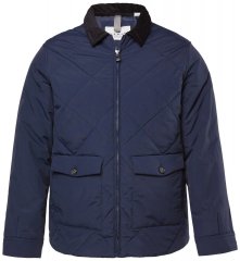 JP1880 842790 Prešívaná bomber bunda z recyklovaného materiálu Tmavomodrá