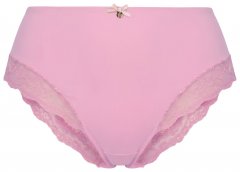 Ulla Popken 851165 Boxerky s čipkou Ružová