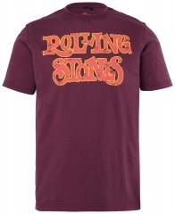 JP1880 851910 Rolling Stones Vintage Logo Tričko Baklažánová