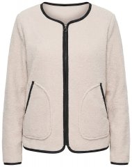 Ulla Popken 853685 Teddy bunda Šampanská