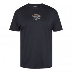North Latitude T-Shirt With Print Čierna