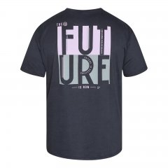 North Latitude T-Shirt With Back Print Čierna