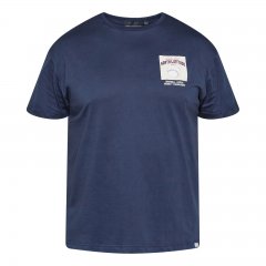 North Latitude T-Shirt With Print Námornícka modrá