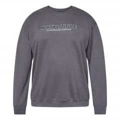 North Latitude Crewneck Sweatshirt Sivá/uhľovo šedá