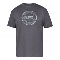 North Latitude T-Shirt Sivá/uhľovo šedá