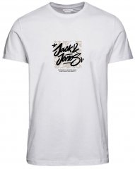 Jack & Jones JORSEQUOIA T-Shirt Bright White