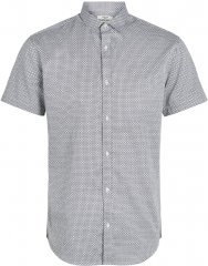 Jack & Jones JPRBLACARDIFF PRINT SHIRT S/S White