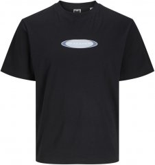 Jack & Jones Pacer Branding Print T-Shirt Black