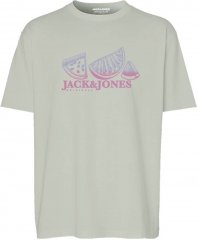 Jack & Jones Split Gradient Crew Neck T-Shirt Green