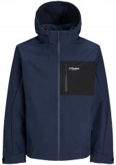 Jack & Jones North softshell bunda tmavomodrá