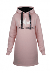 Nora Mikken KADRI WHITE Long Hoodie Pink