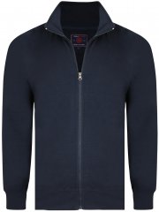Kam Jeans Full-Zip Sweatshirt Navy