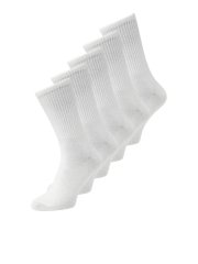 Jack & Jones Basic Tenisové ponožky Biela 5-pack