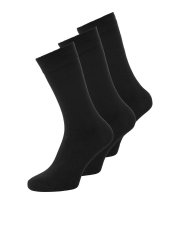 Jack & Jones Basic Bambusové ponožky Čierna 3-pack