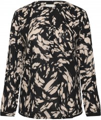 Kaffe Curve Mila Ami Blúzka Čierna