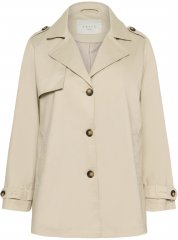 Kaffe Curve Tricia Bunda Perová sivá