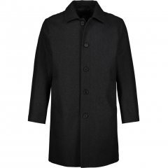 JP1880 Coat Wool Blend Water Repellent Dark Grey