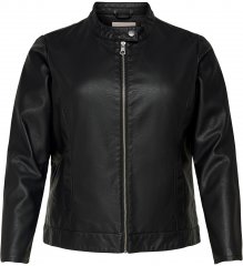 Only Carmakoma Robber Leather Jacket Black
