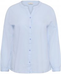 Kaffe Curve Nana Košeľa s dlhým rukávom Modrá