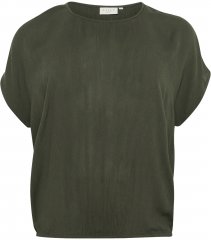 Kaffe Curve Ami Stanley Krátky rukáv Lesná noc