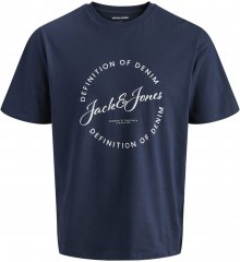 Jack & Jones Grayson Tričko Tmavomodrá
