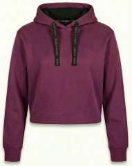 Nora Mikken KAMILLA Cropped Hoodie Mauve Wine