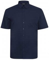 Espionage SH149 Plain Short Sleeve Shirt Navy