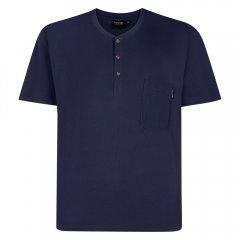 Espionage T447 Grandad Tee Čierna