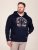 D555 Hector Adventurer Printed Zip Through Hoody Námornícka modrá - Mikiny & mikiny bez kapucne - Mikiny & Mikiny s Kapucňou 2XL-12XL