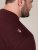 D555 Baldwin Grumpy Old Man Club Print Crew Neck T-shirt Burgundy/ Black Twist - Tričká - Nadrozmerné tričká - 2XL-14XL