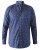 D555 Edmund AOP Shirt Navy - Košele - Košele 2XL-10XL