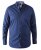 D555 Chilton LS Shirt Navy - Košele - Košele 2XL-10XL