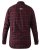 D555 Holton Dark Red Checked Flannel Shirt - Všetky odevy - Pánske nadrozmerné oblečenie