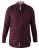 D555 Holton Dark Red Checked Flannel Shirt - Košele - Košele 2XL-10XL