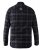D555 Harwich Flannel Check Shirt Black - Košele - Košele 2XL-10XL