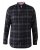 D555 Harwich Flannel Check Shirt Black - Košele - Košele 2XL-10XL