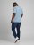 Jack & Jones JJMOON T-shirt Faded Denim - Tričká - Nadrozmerné tričká - 2XL-14XL